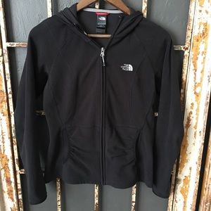 Black North Face Hooded Polartec Classic Jacket